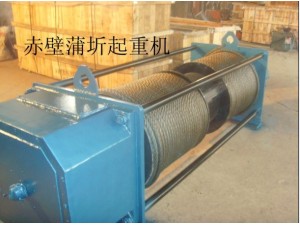 該產(chǎn)品為固定卷揚式葫蘆。