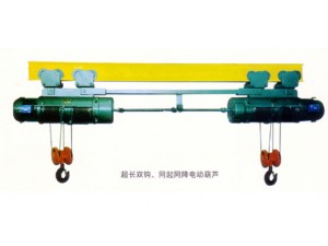 我公司還可提供單葫蘆帶動雙卷筒雙吊點產(chǎn)品。